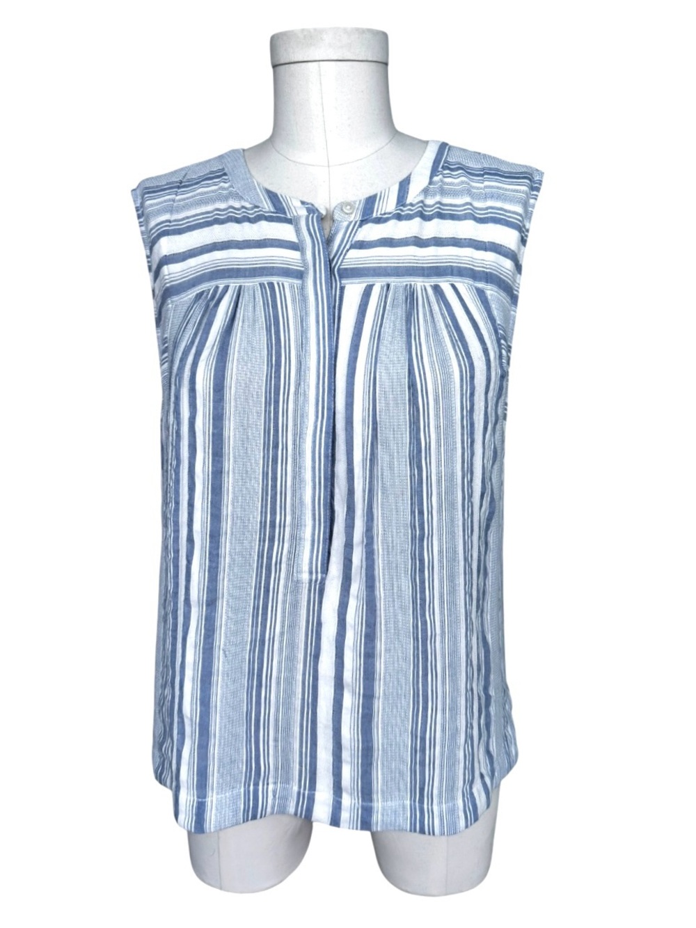 LOFT Sleeveless Blue Stripe Women's sleeveless top, size small